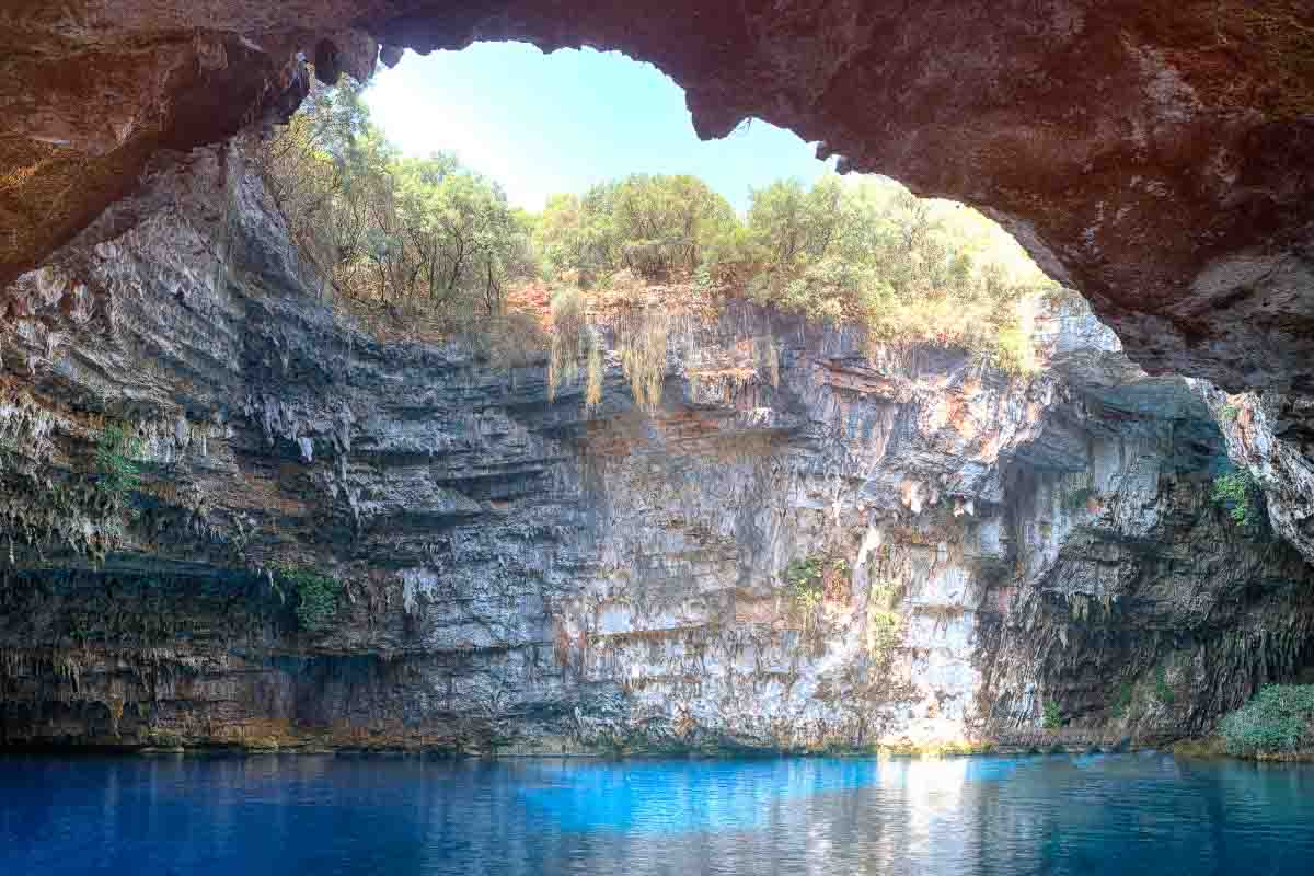 39 Monumental Greek Landmarks You Must Visit 37 Melissani Cave