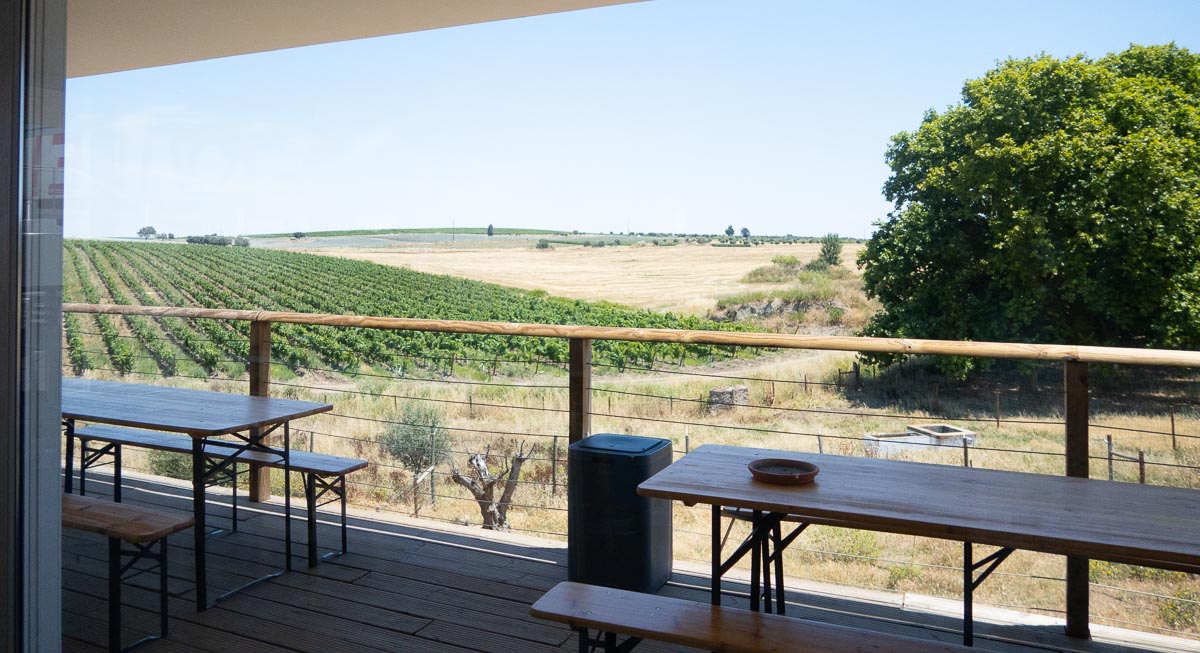 15 Fantastic Vineyards in Portugal (2022) You'll Love 18 view outside ervideira winery alentejo