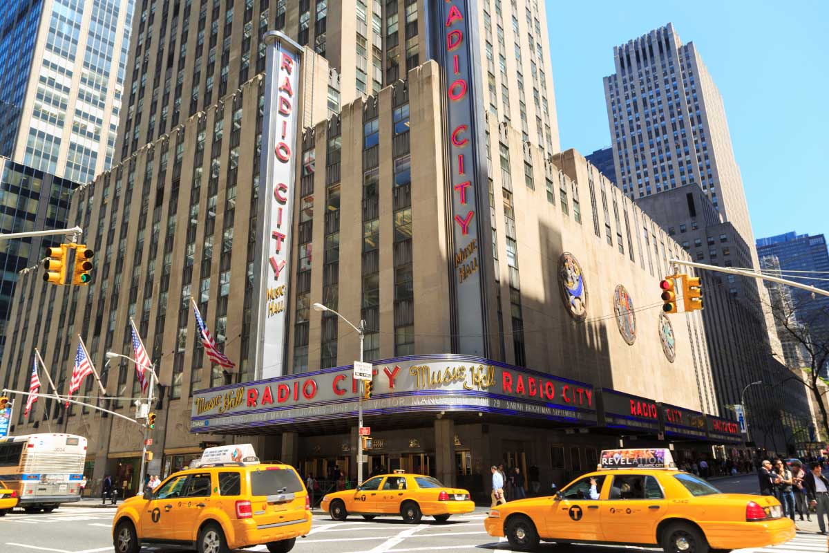 radio city music hall during the day