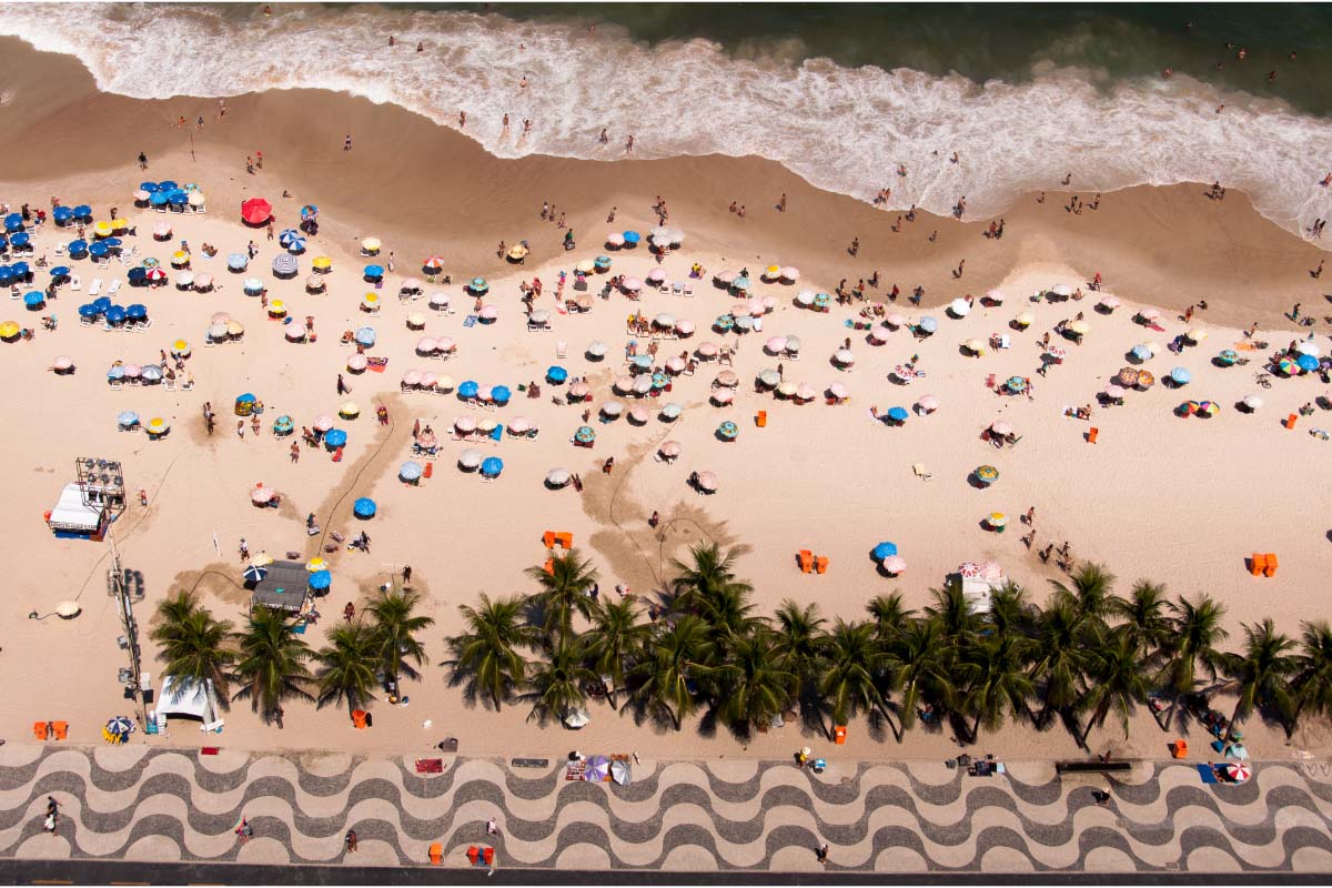 Copacabana Beach brazil landmarks