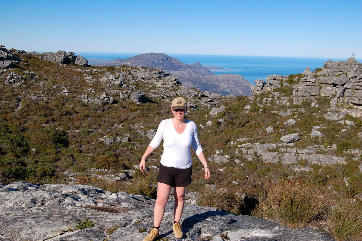 Me at the top of Table Mountain