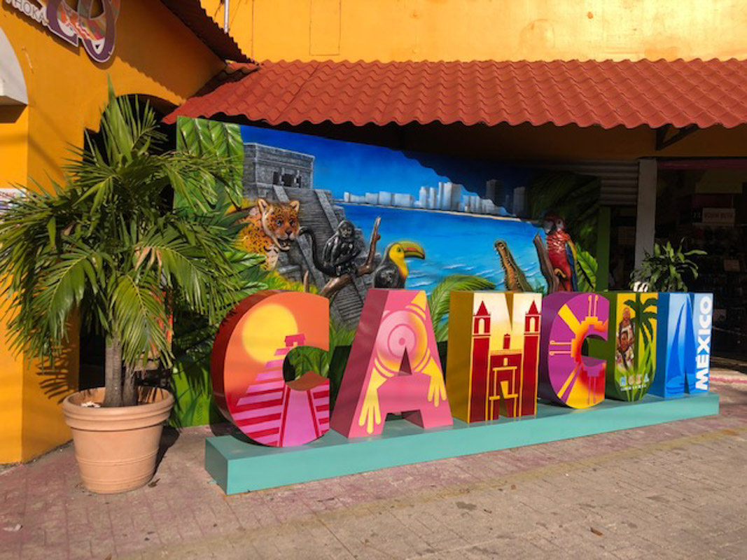 cancun sign