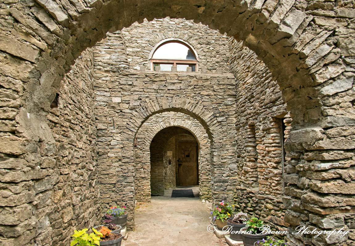 Loveland Castle arches