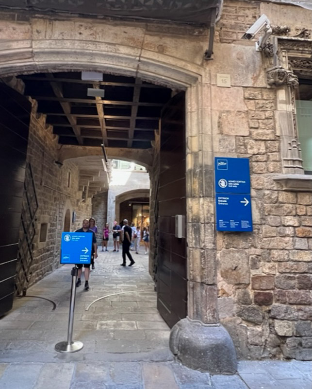 picasso museum entrance