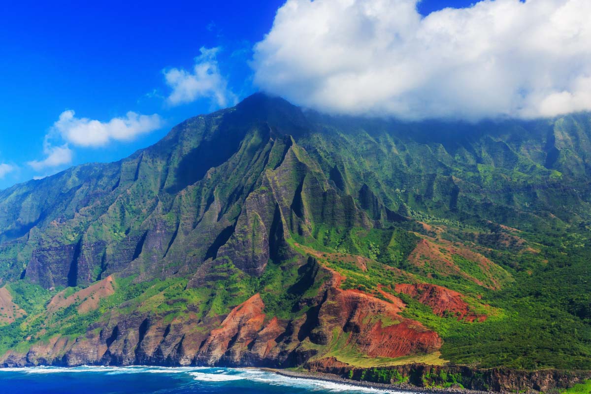 Kauai, Hawaii volcano
