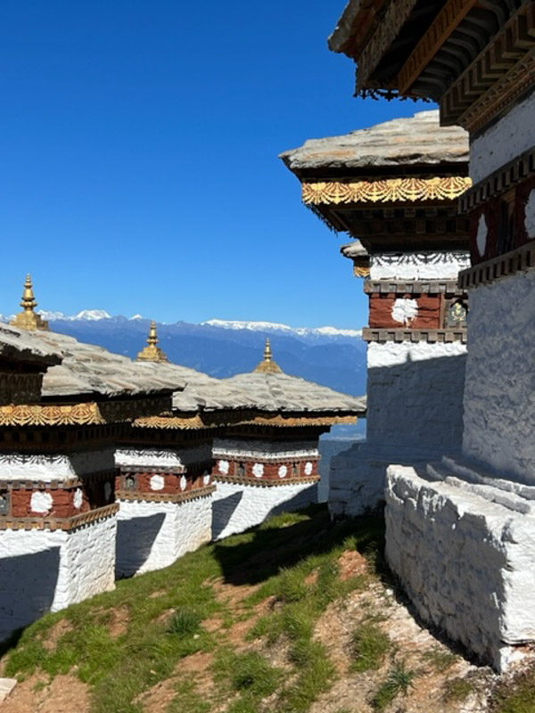 Dochula Pass stupas