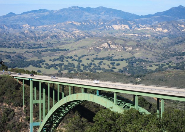 Cold Spring Canyons Arch Bridge California